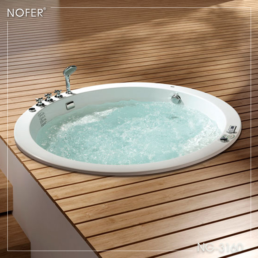 Thiết kế âm sàn của bồn tắm massage NG-3160D