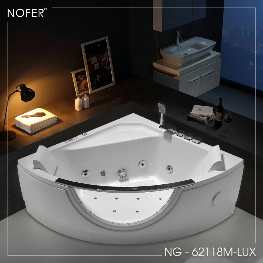 Hình ảnh tổng quan bồn tắm massage NG-62118M-LUX